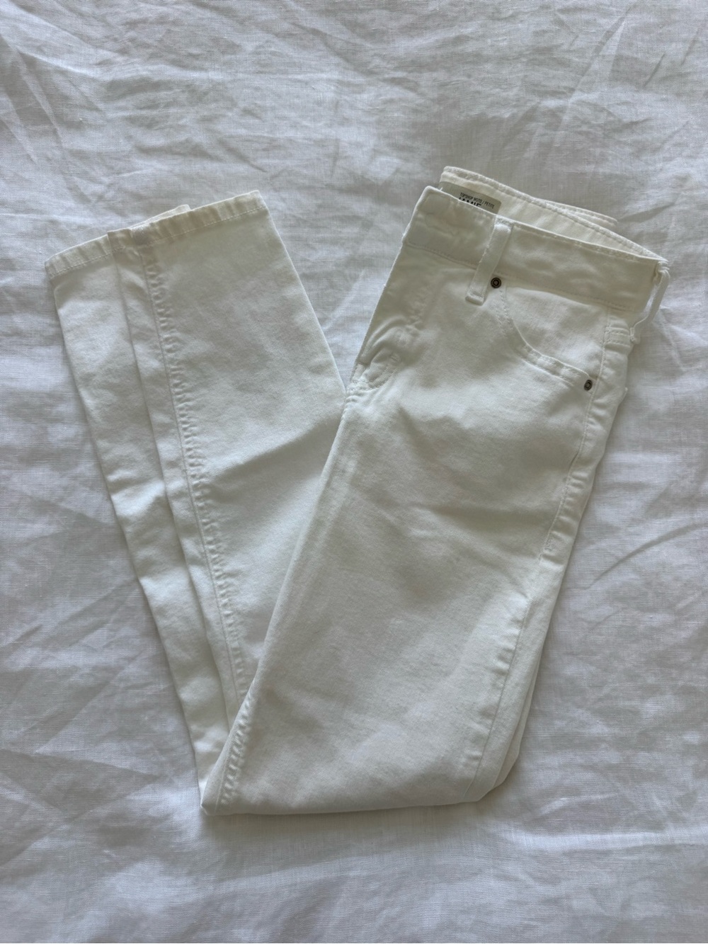Topshop PETITE Skinny White Jeans